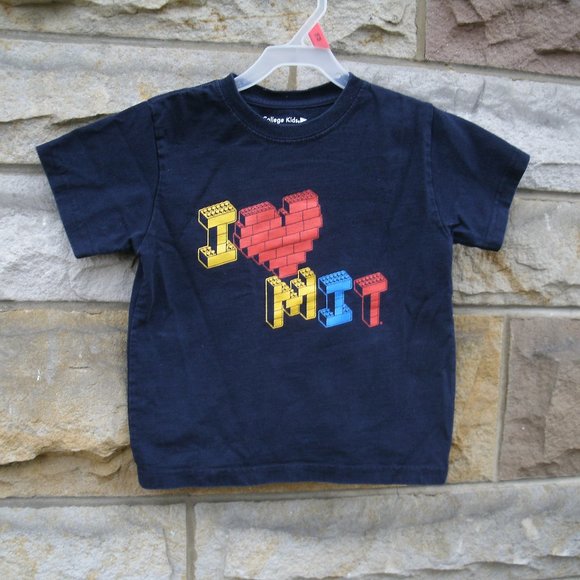 Kids I Love MIT Lego Design T-Shirt Size 4T - Picture 1 of 8